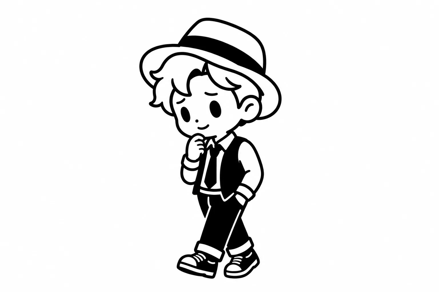 ENFPが励ましたあとの帰り道に自分の言葉を振り返るイラスト