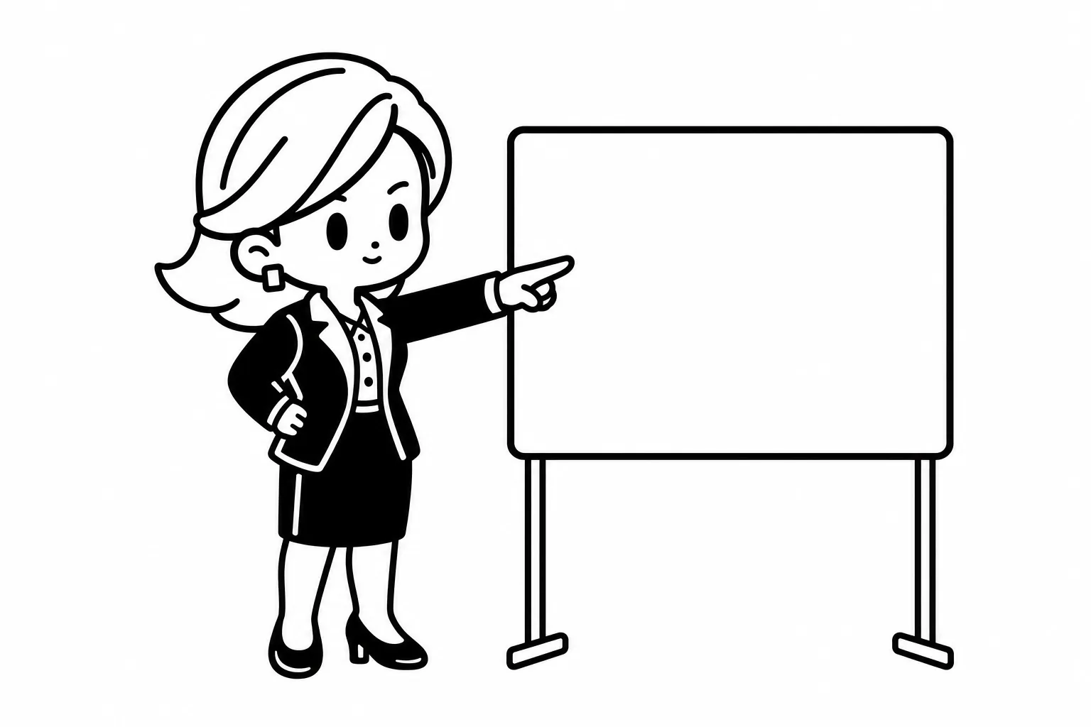 ENTJが先の見通しを前提に今の予定を決めているイラスト