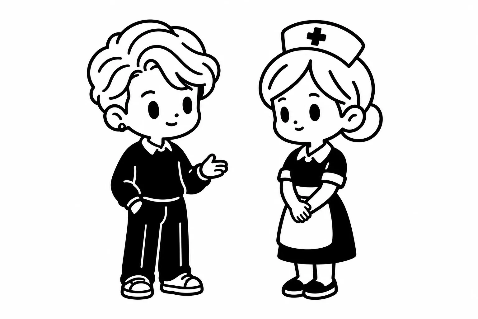 ENTPと友達のイラスト