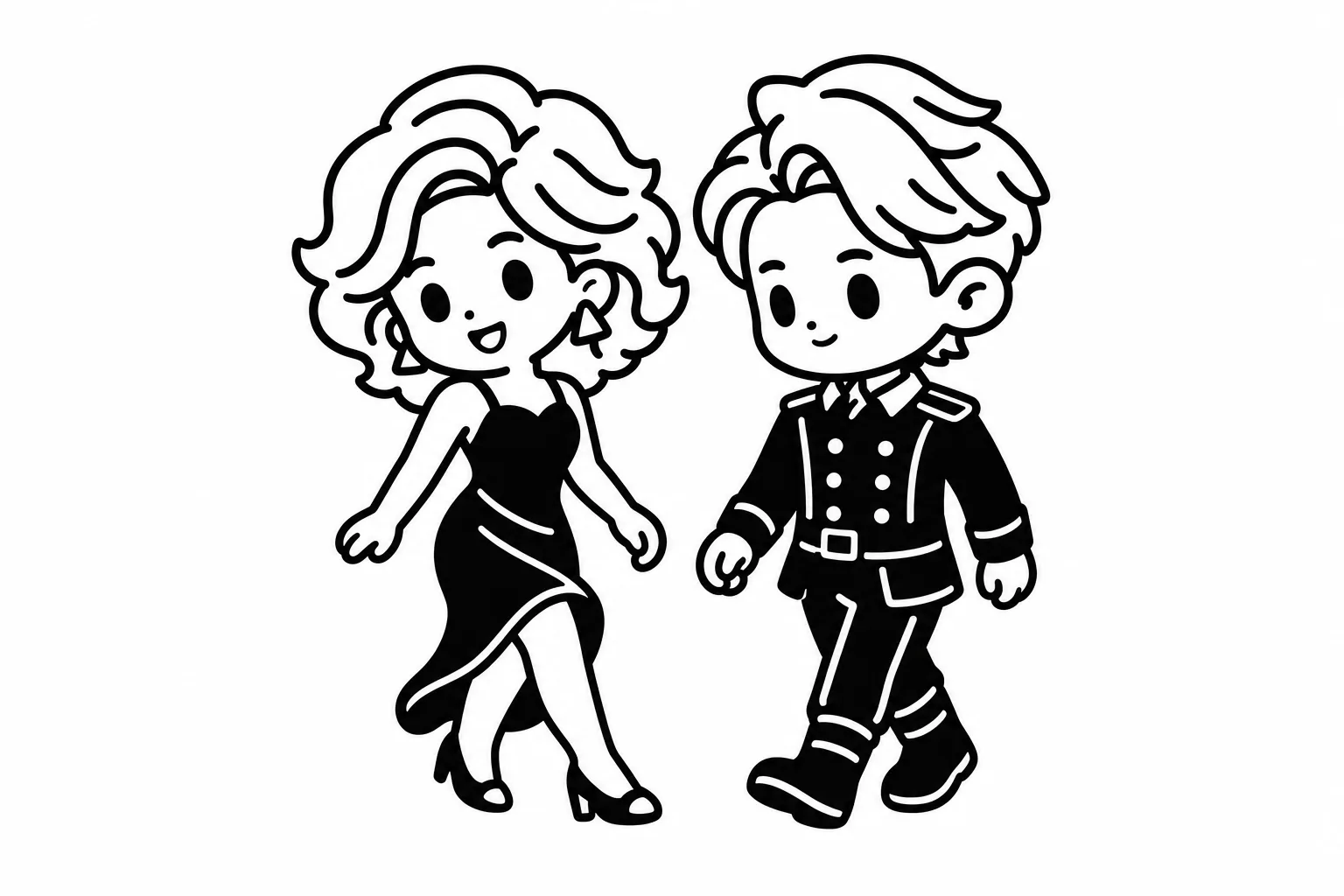 ESFPと友達のイラスト