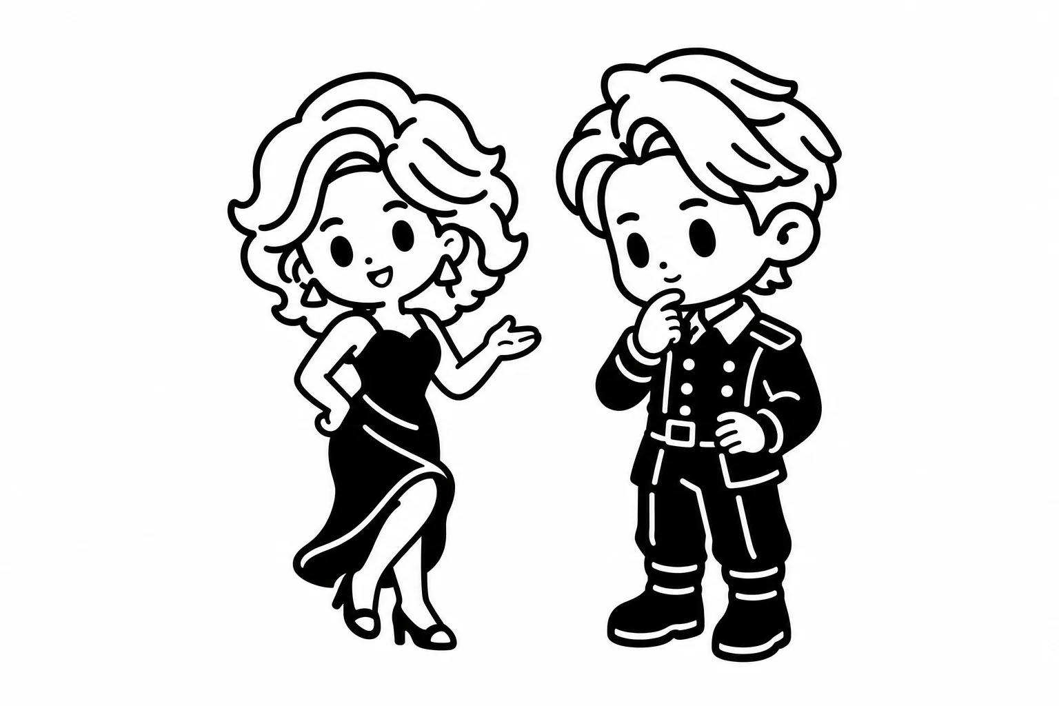 ESFPと友達のイラスト