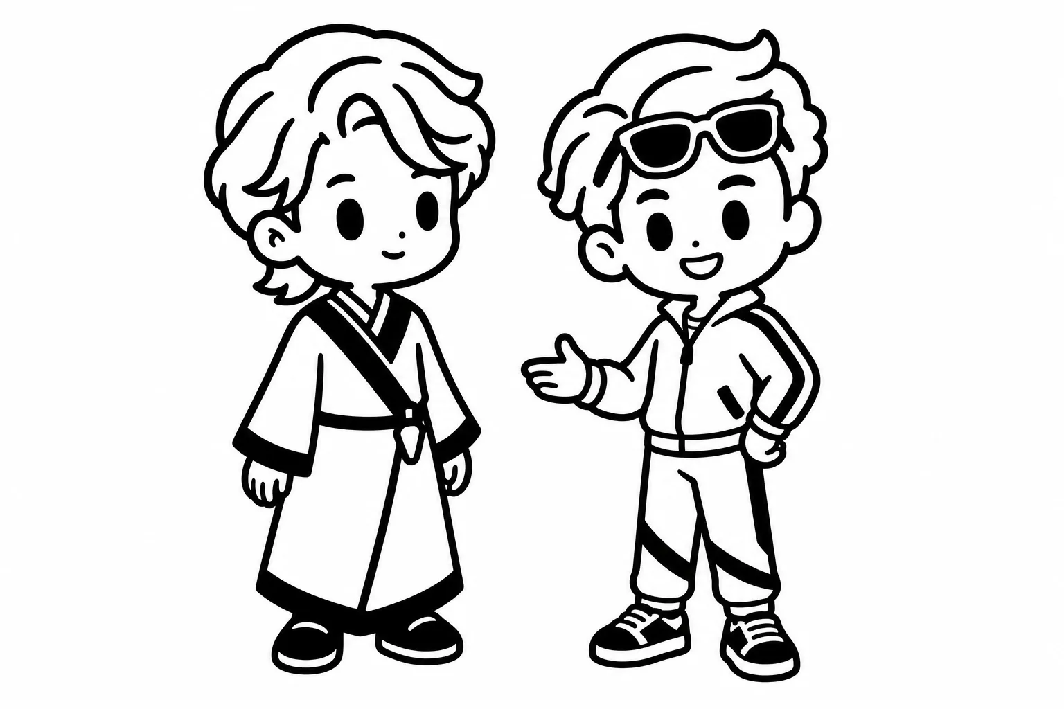 INFJと友達のイラスト