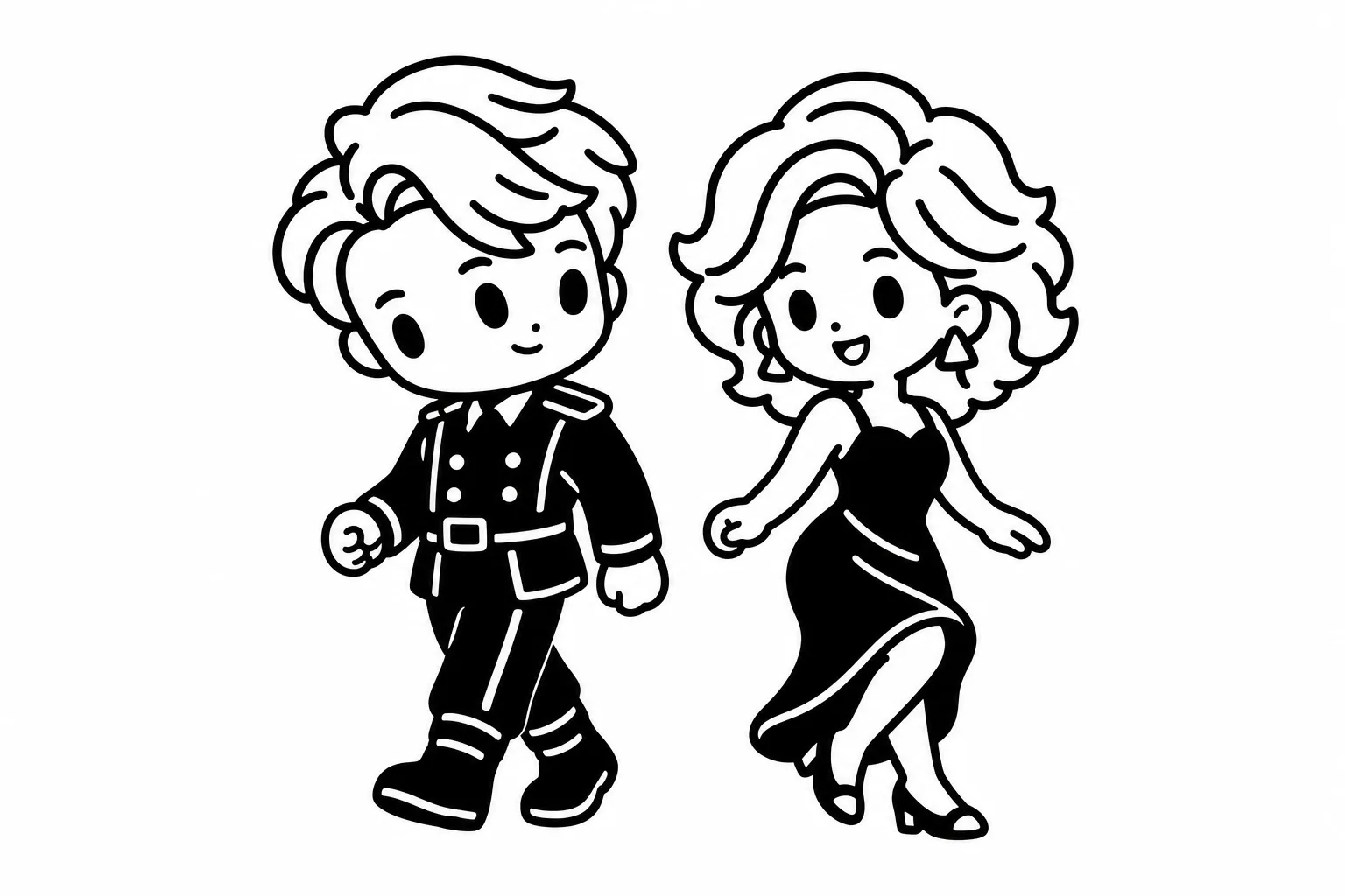 INTJと友達のイラスト