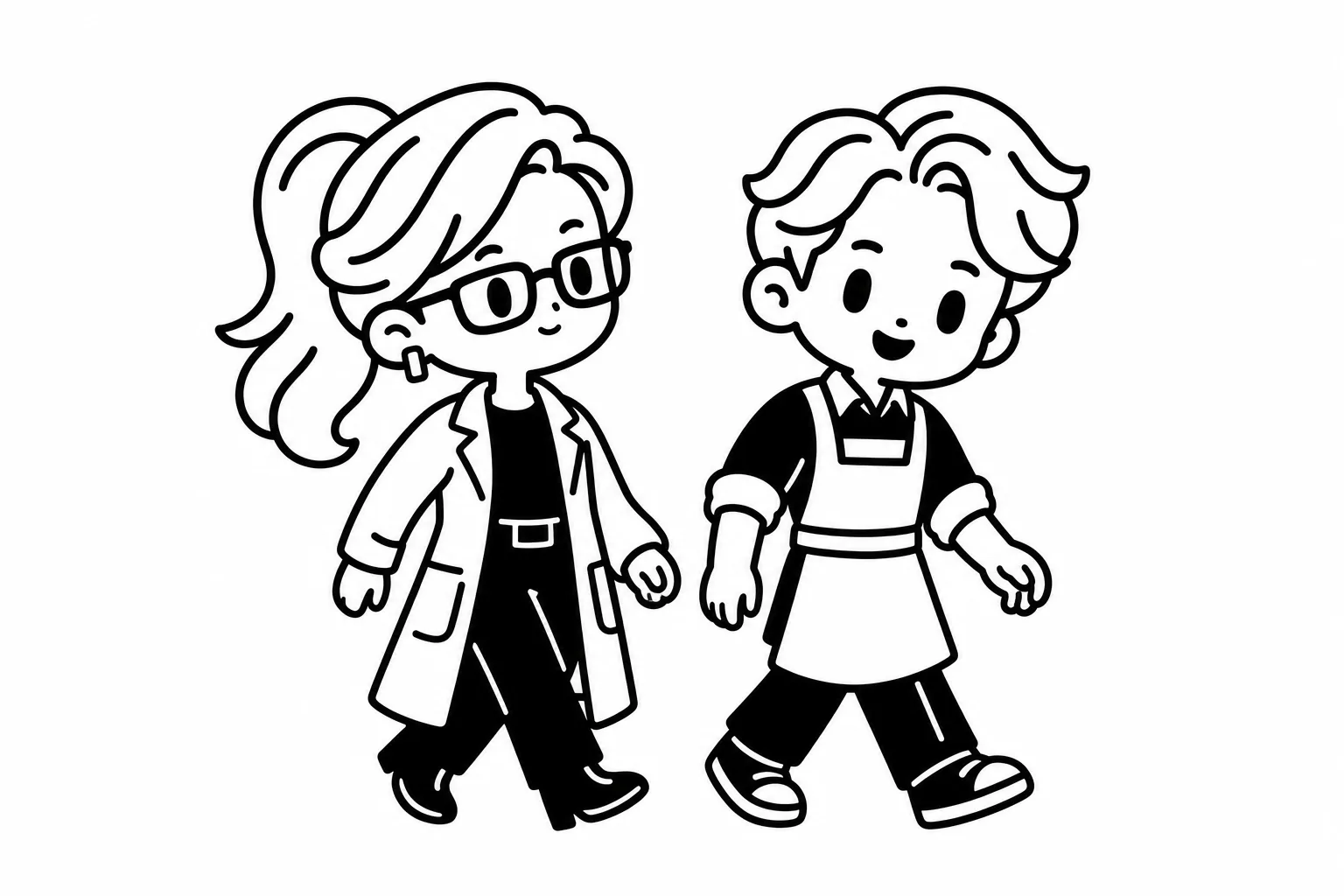 INTPと友達のイラスト