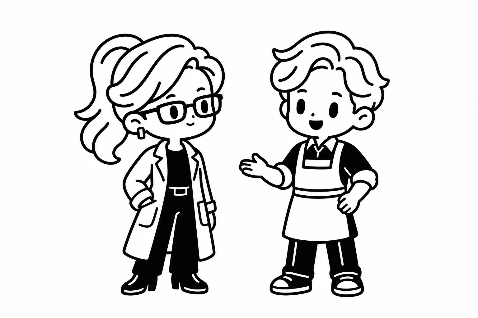 INTPと友達のイラスト