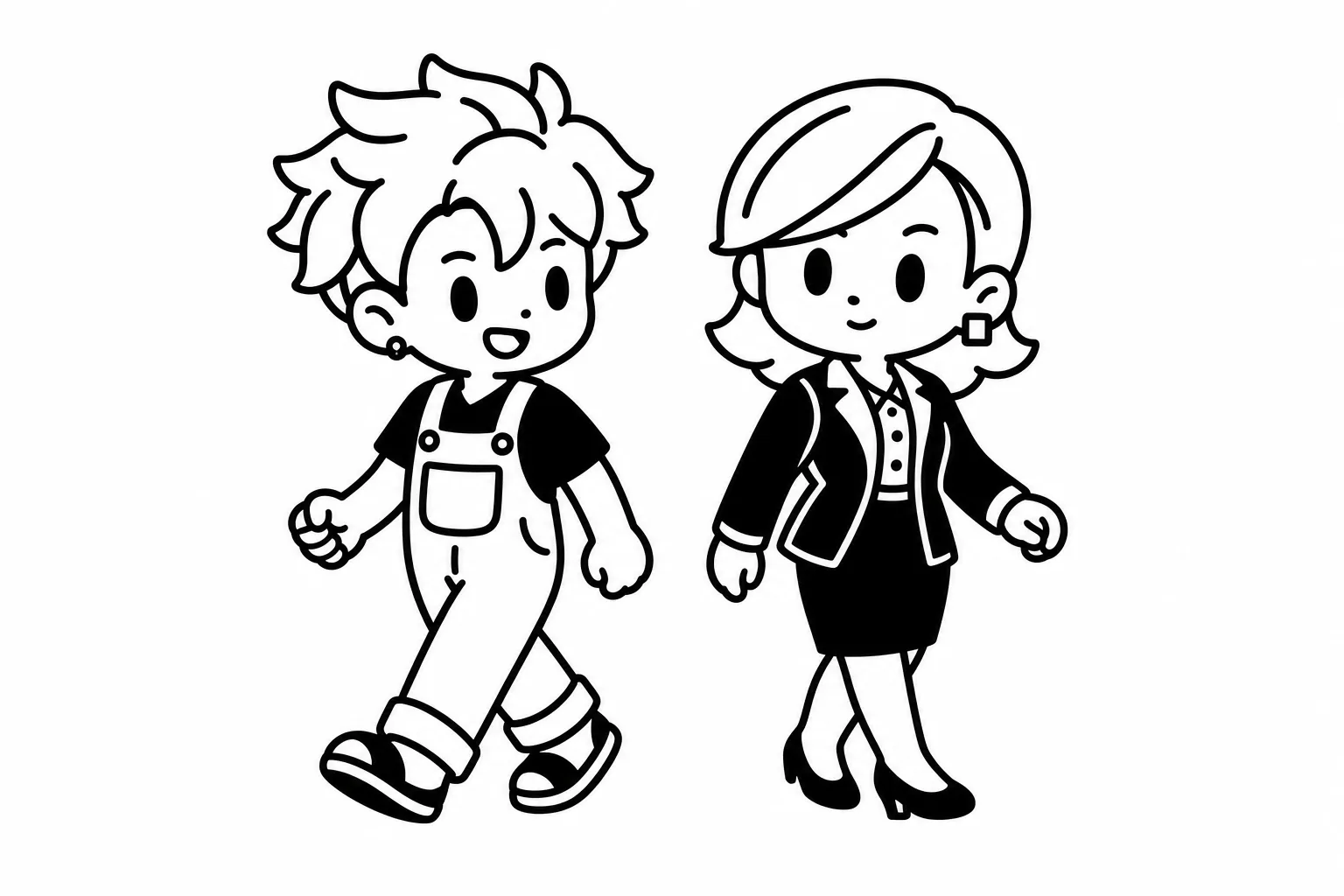 ISFPと友達のイラスト