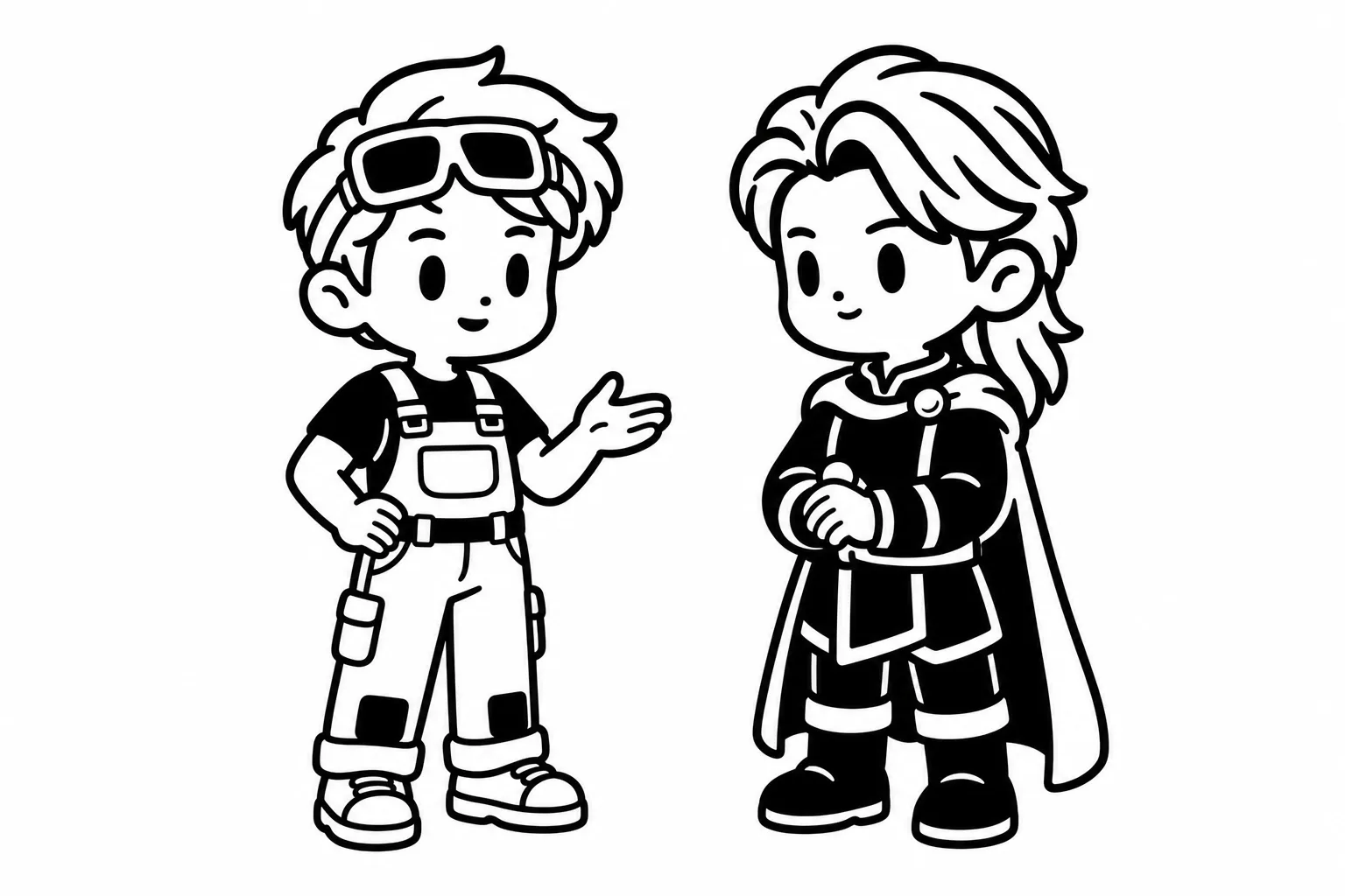 ISTPと友達のイラスト