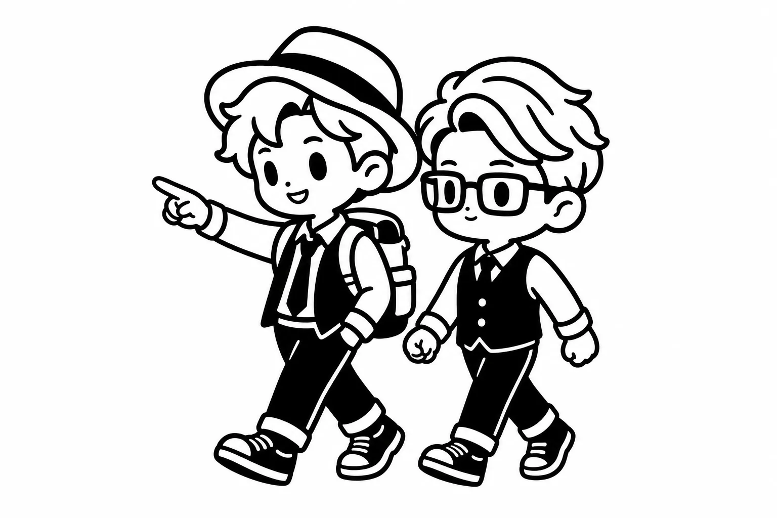 ENFPと恋人のイラスト