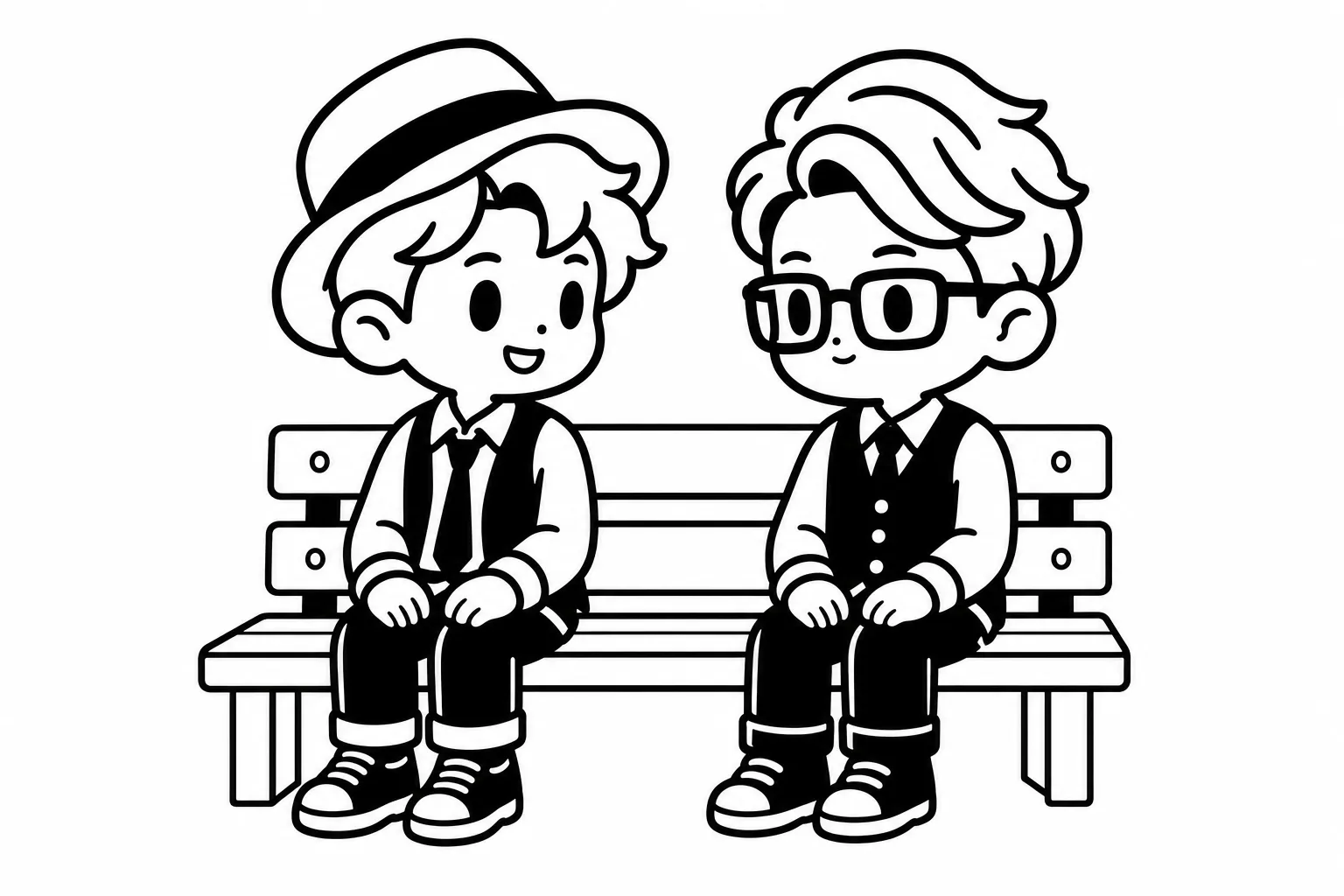 ENFPと恋人のイラスト