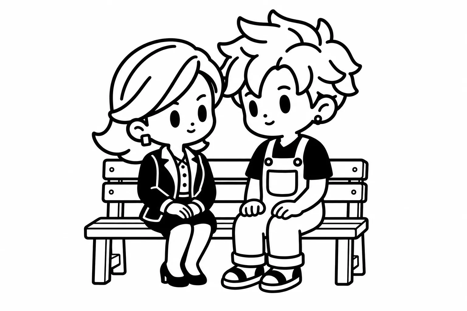 ENTJと恋人のイラスト