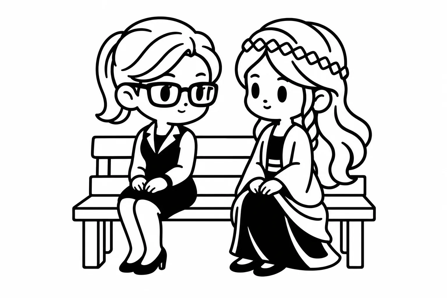 ESTJと恋人のイラスト