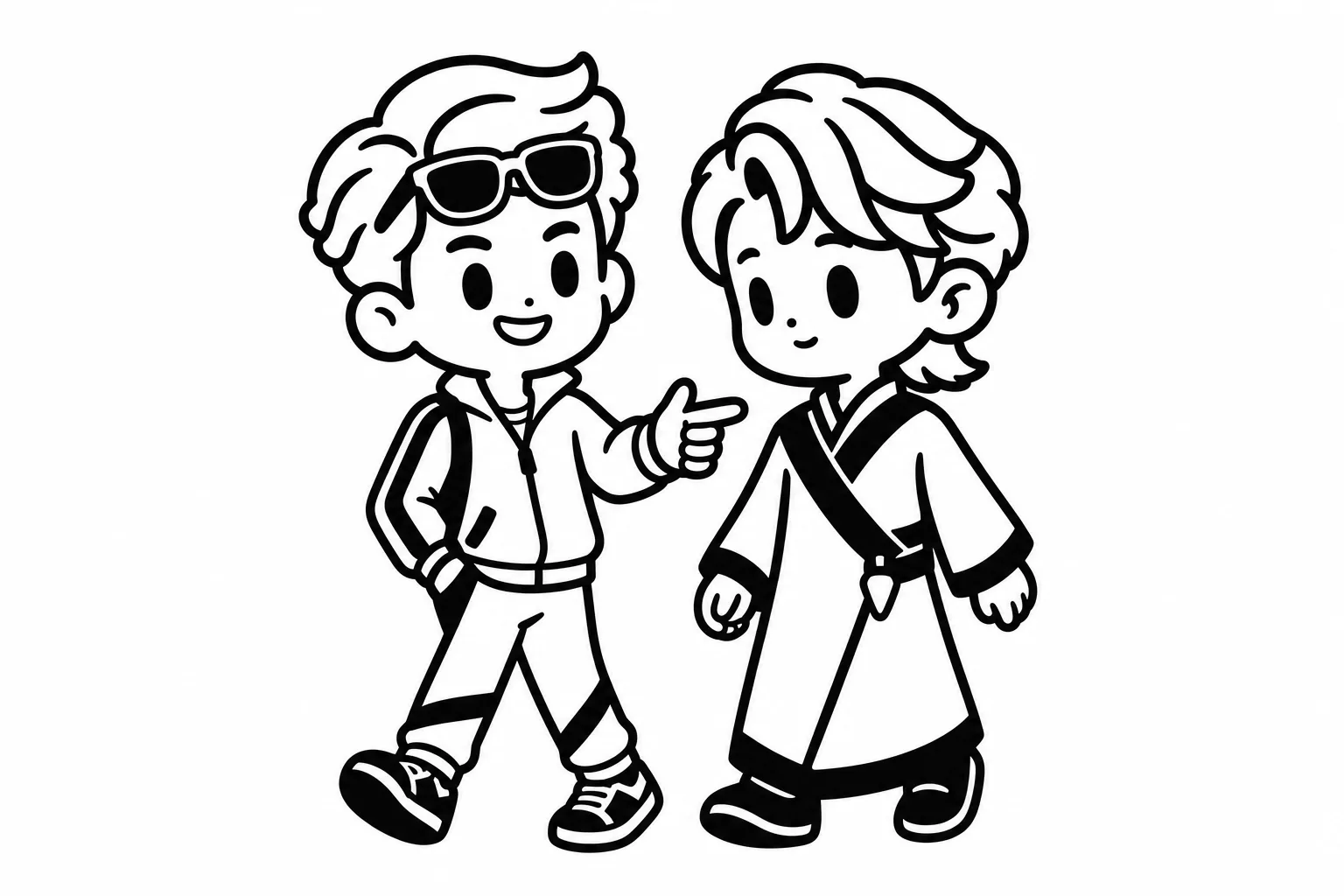 ESTPと恋人のイラスト