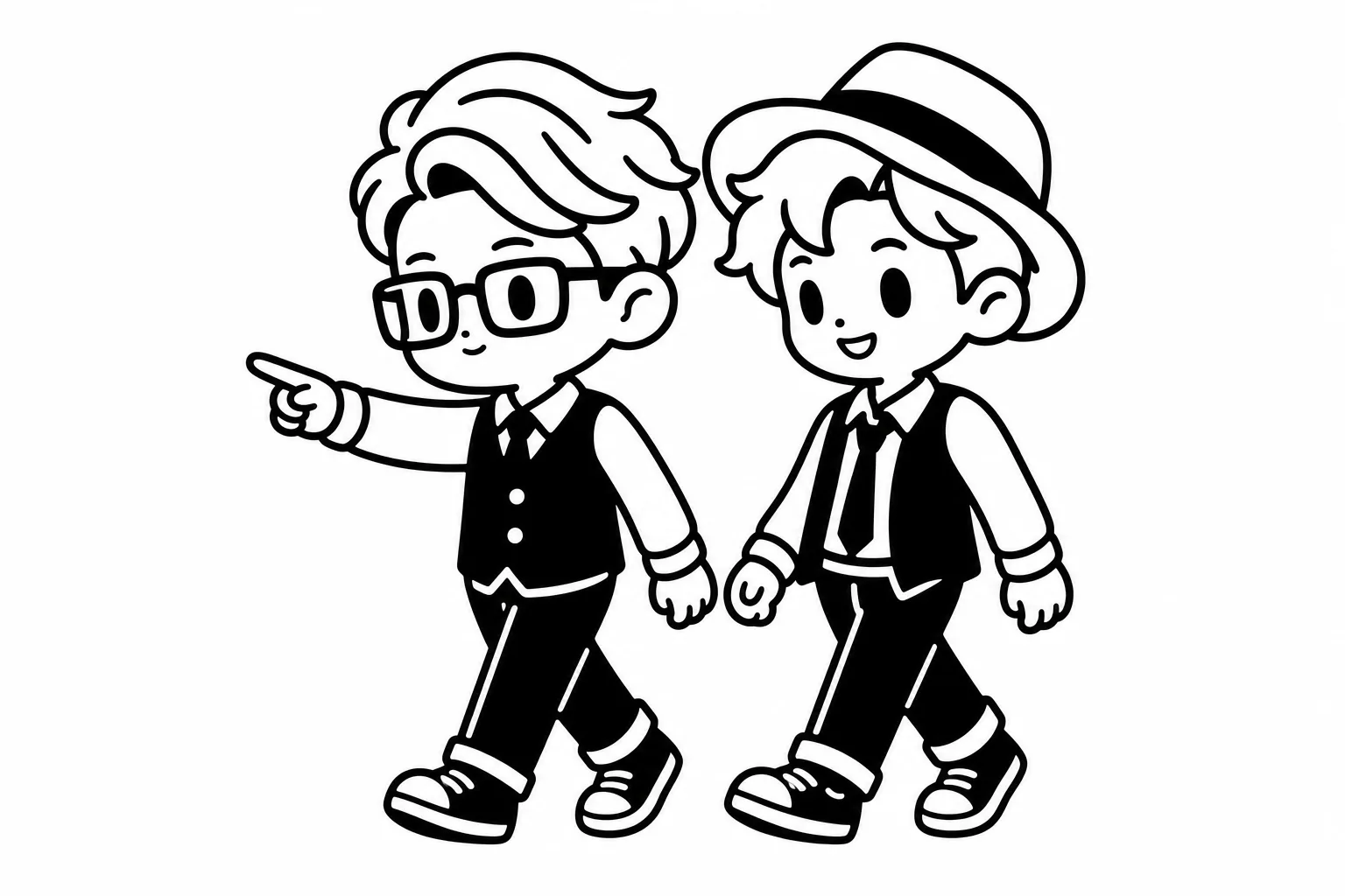 ISTJと恋人のイラスト