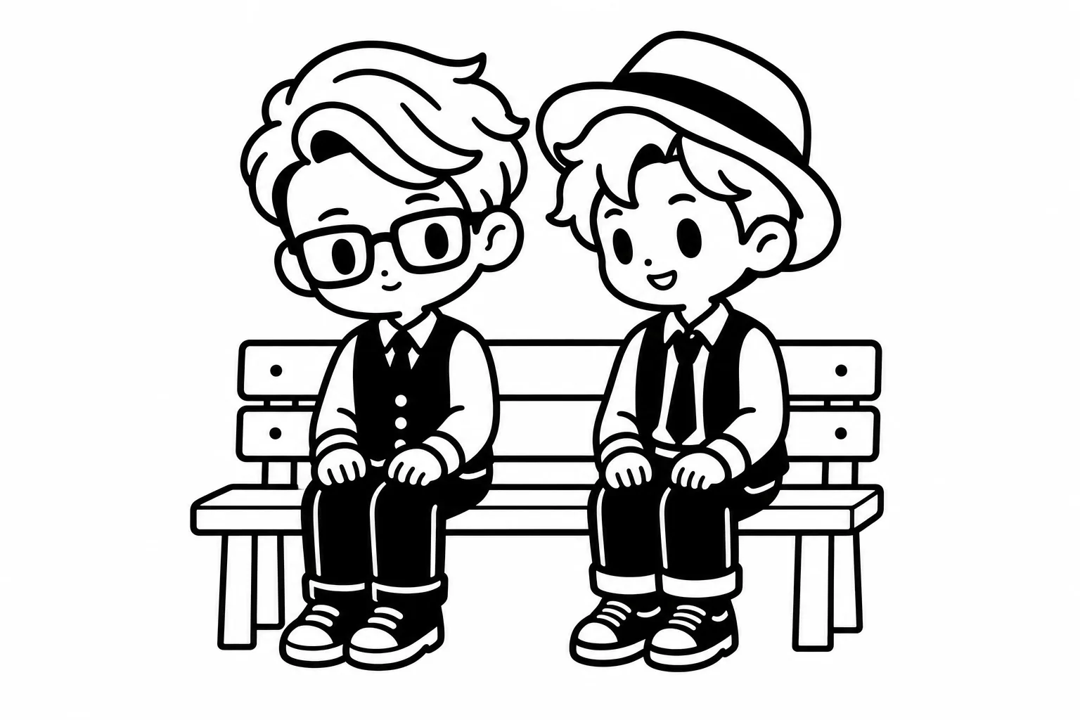 ISTJと恋人のイラスト