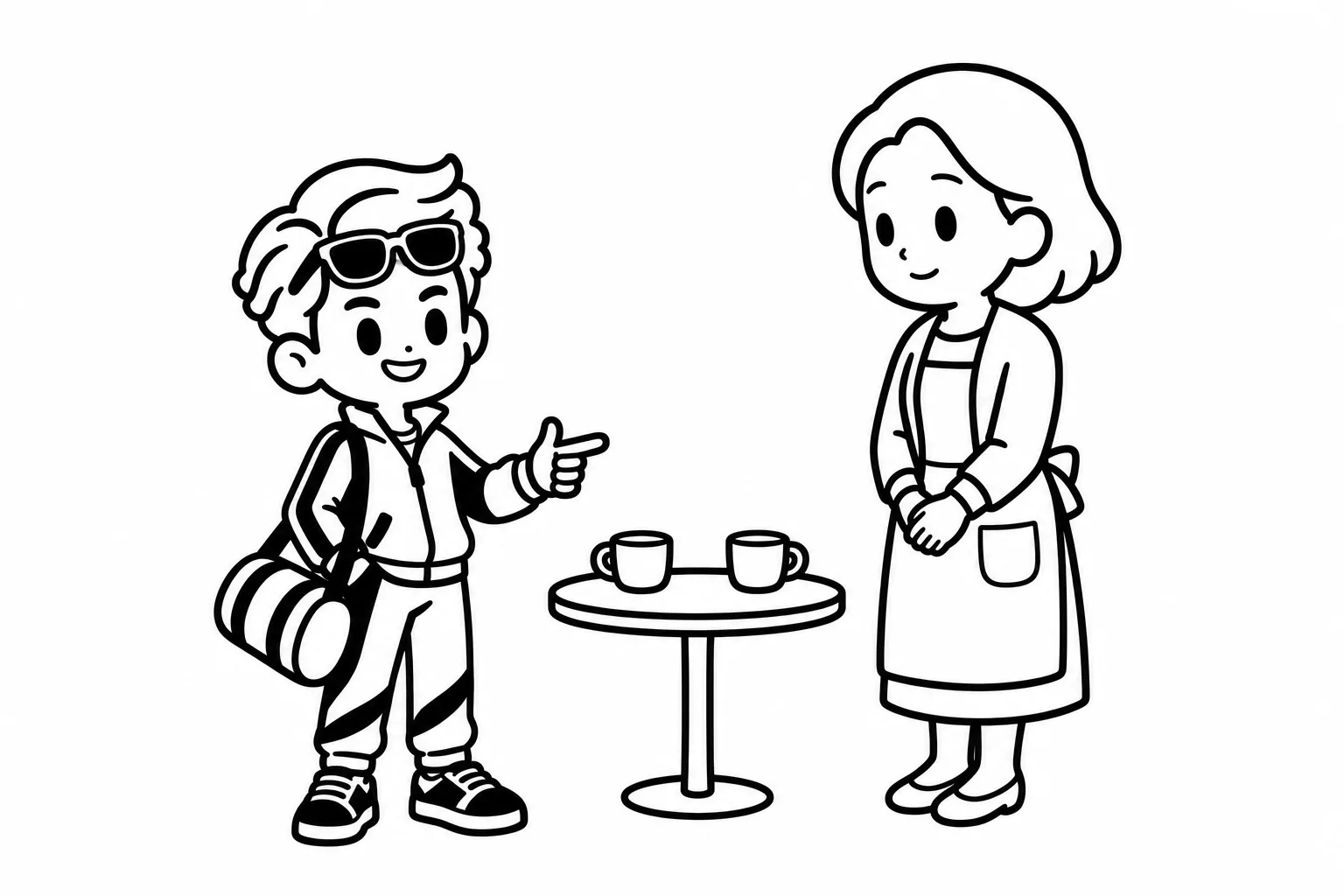 ESTPと親のイラスト