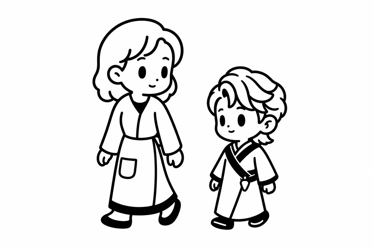 INFJと親のイラスト