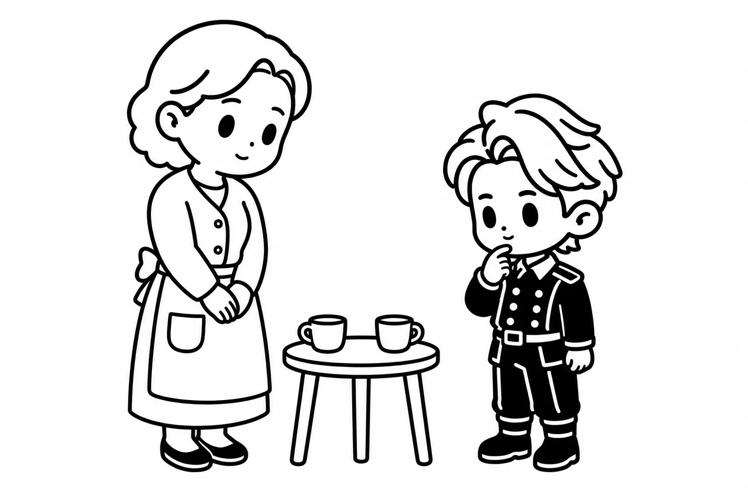 INTJと親のイラスト