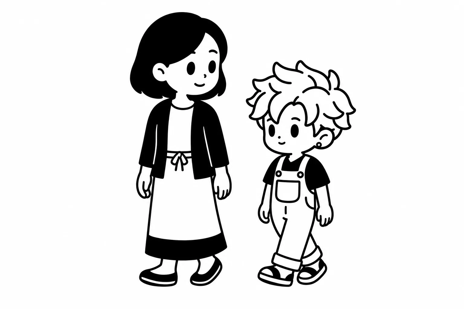 ISFPと親のイラスト
