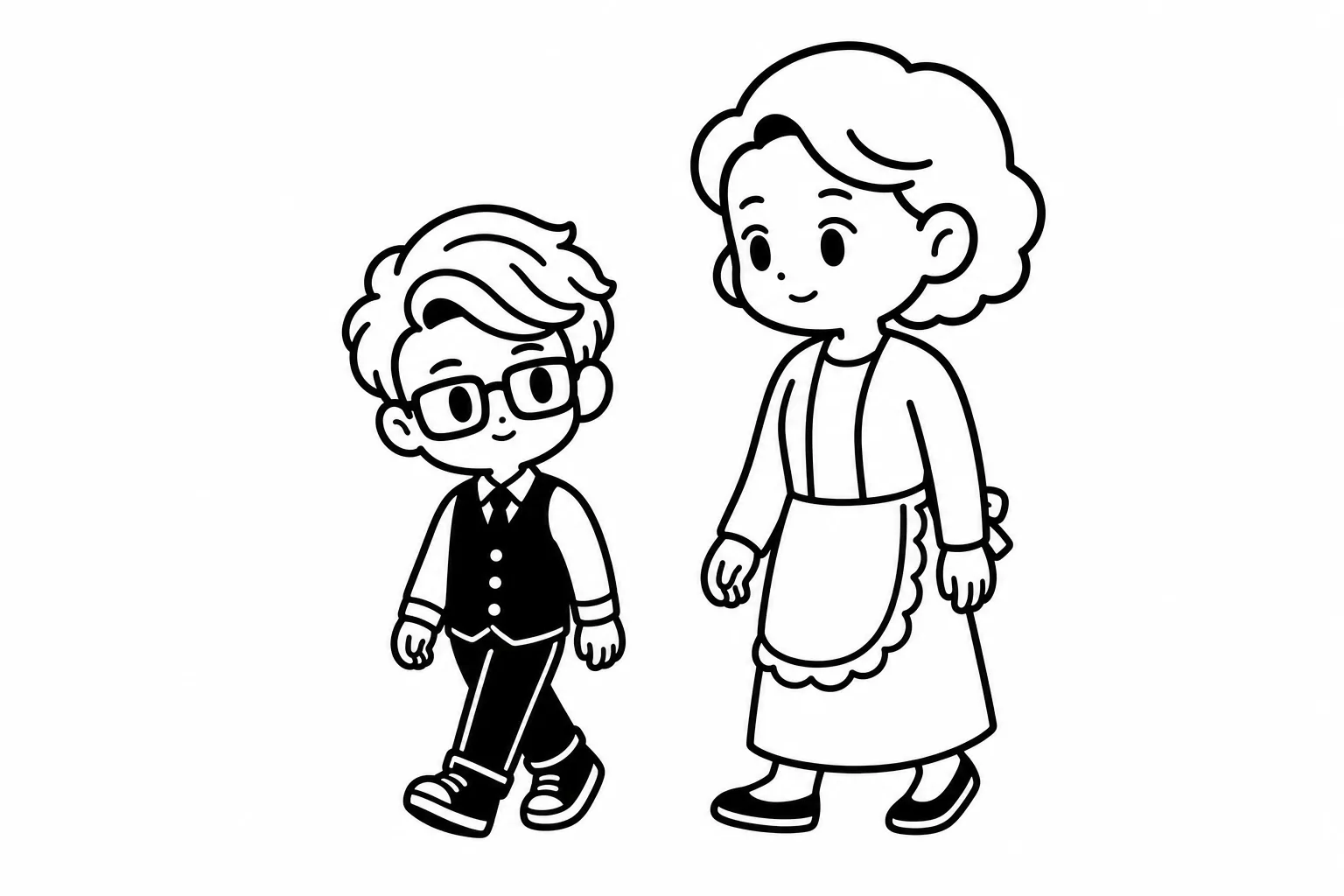 ISTJと親のイラスト