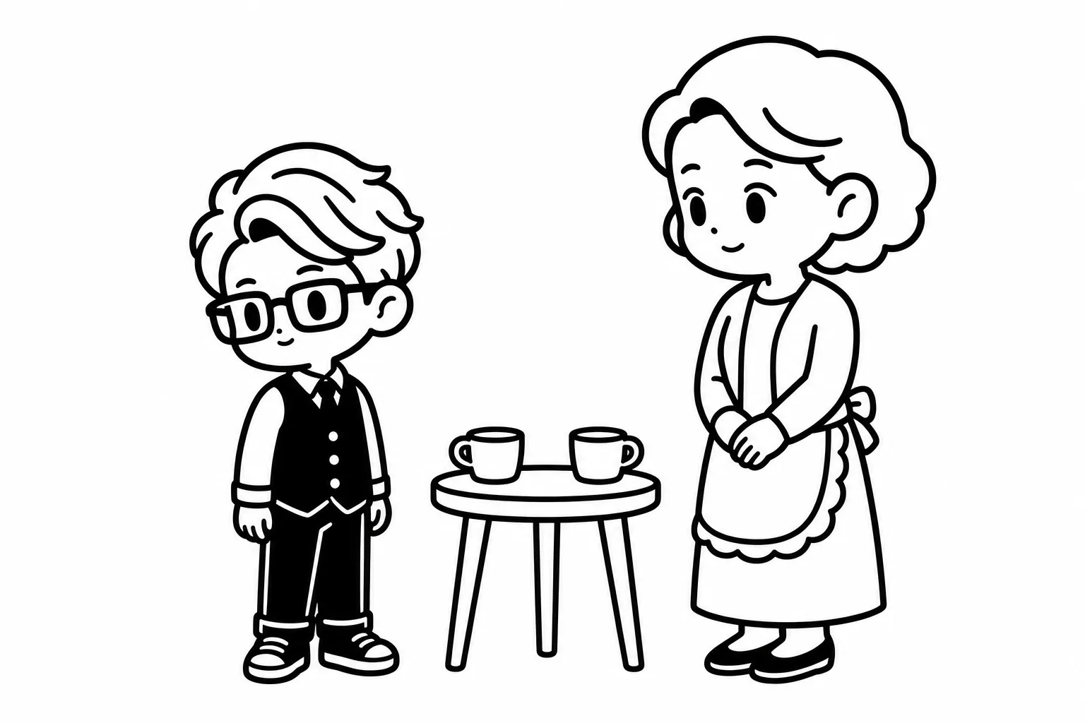 ISTJと親のイラスト