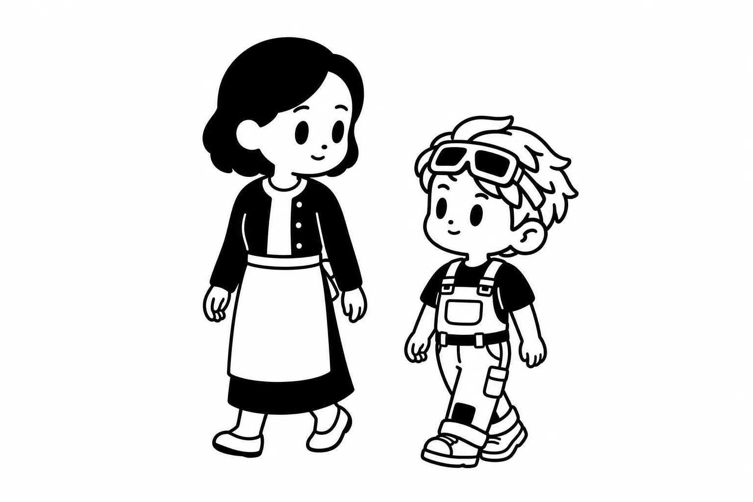 ISTPと親のイラスト