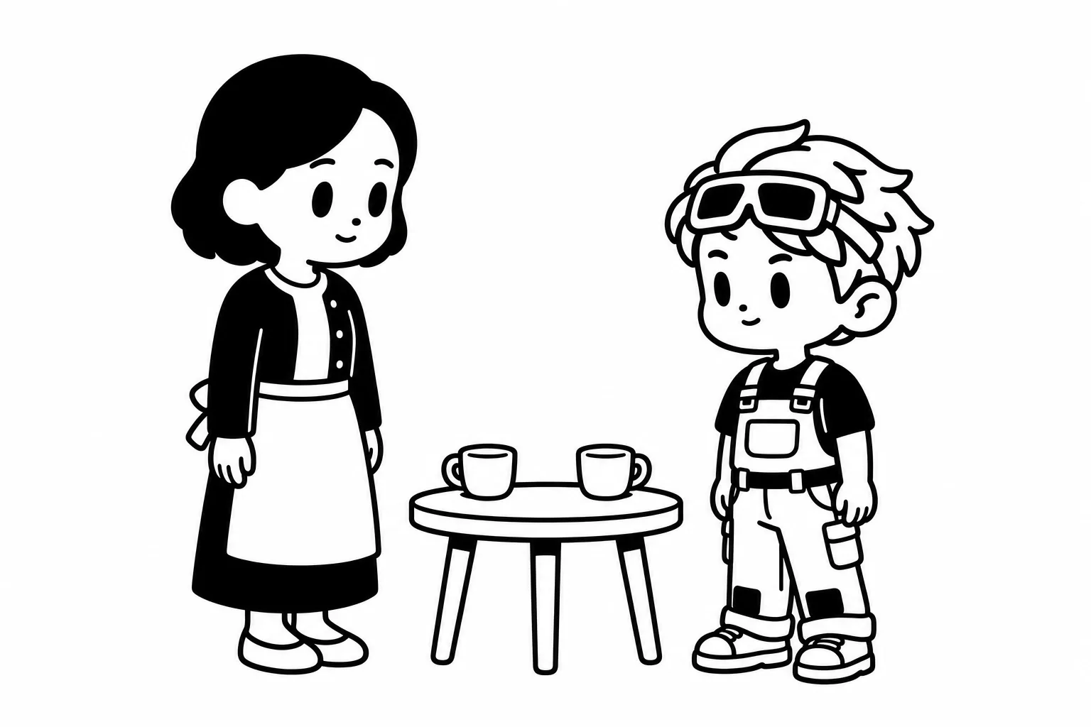 ISTPと親のイラスト
