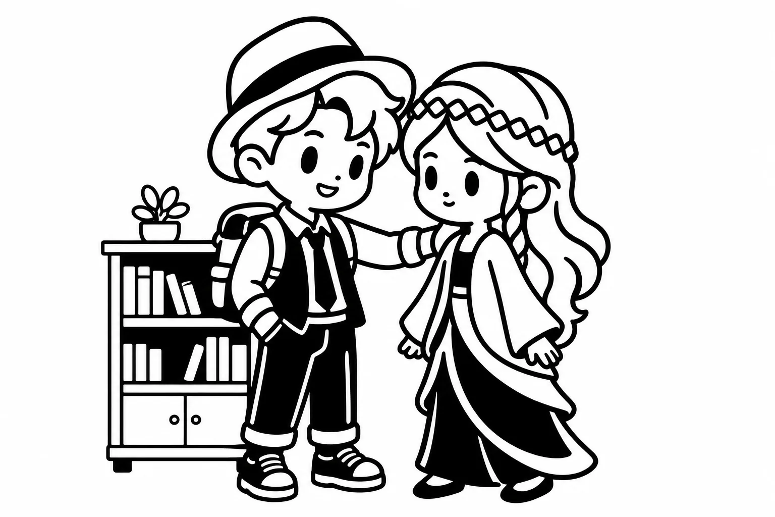 ENFPと兄弟のイラスト
