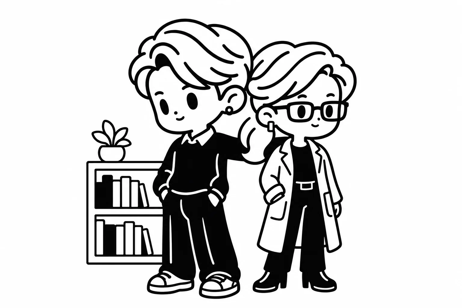ENTPと兄弟のイラスト