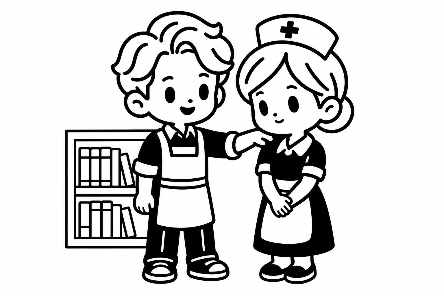 ESFJと兄弟のイラスト