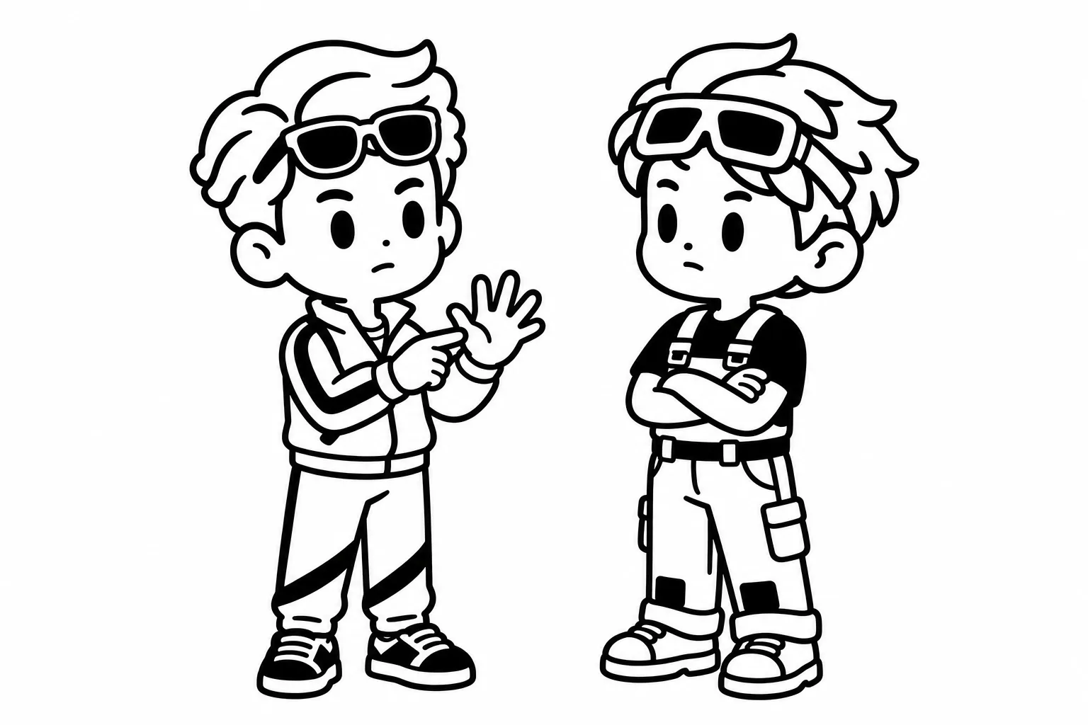 ESTPが兄弟との言い合いを約束や順番を挙げて収めるイラスト