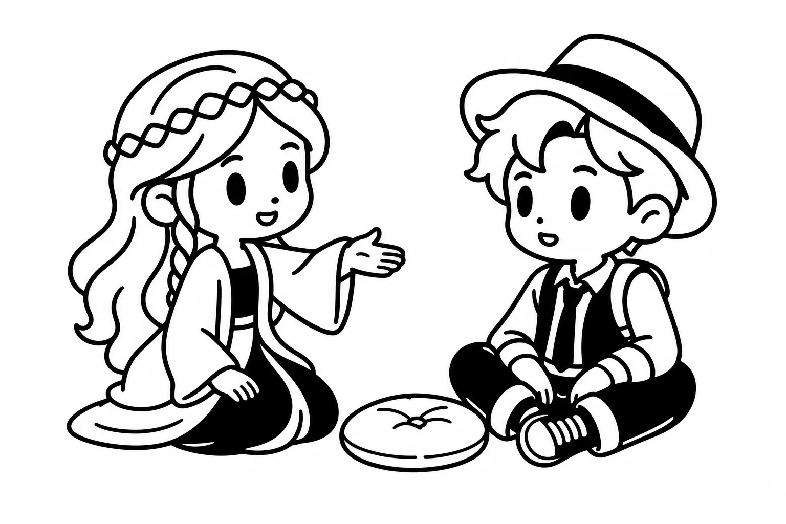INFPが行き詰まった兄弟に別のやり方を話しているイラスト
