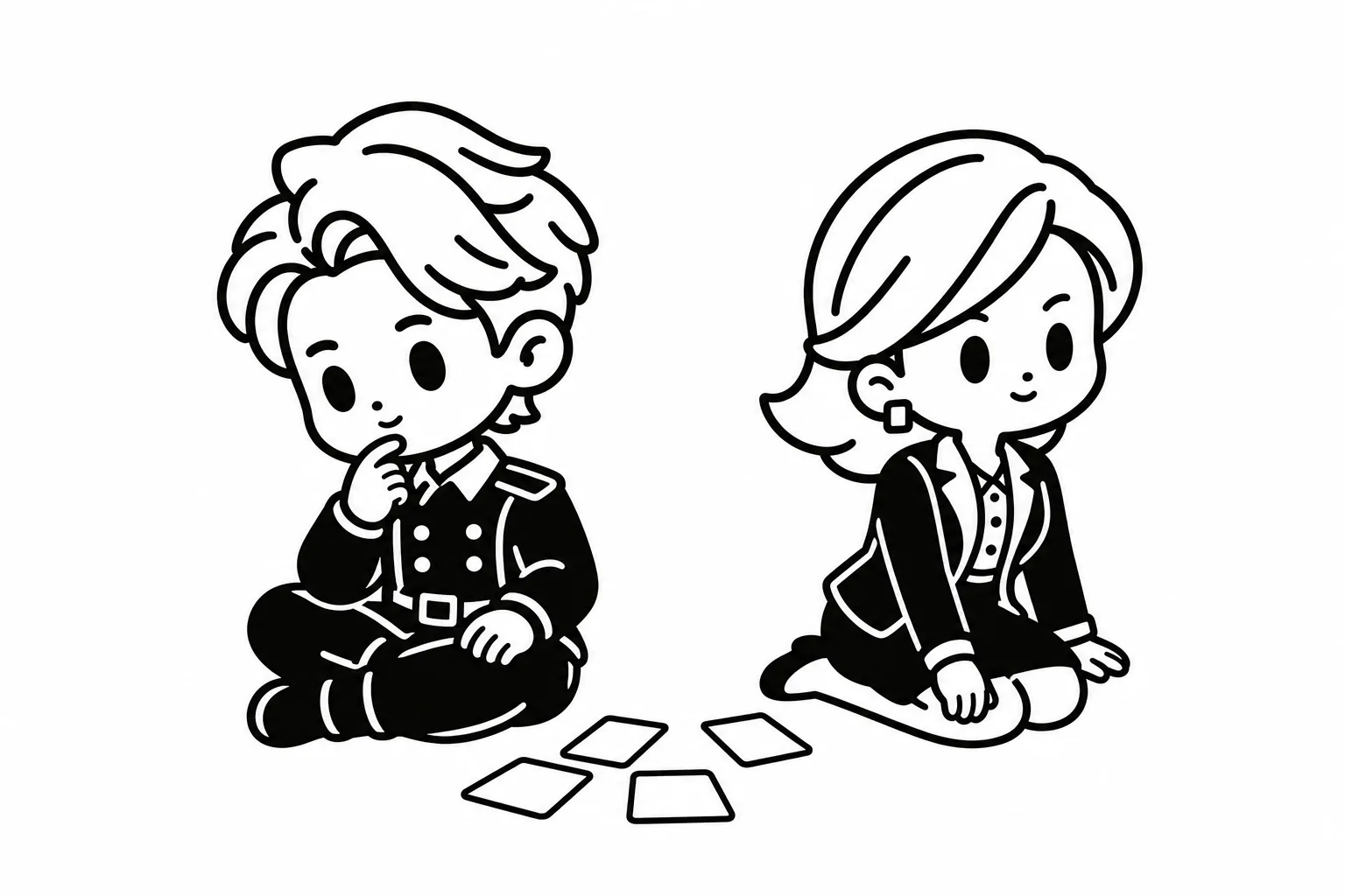 INTJと兄弟のイラスト