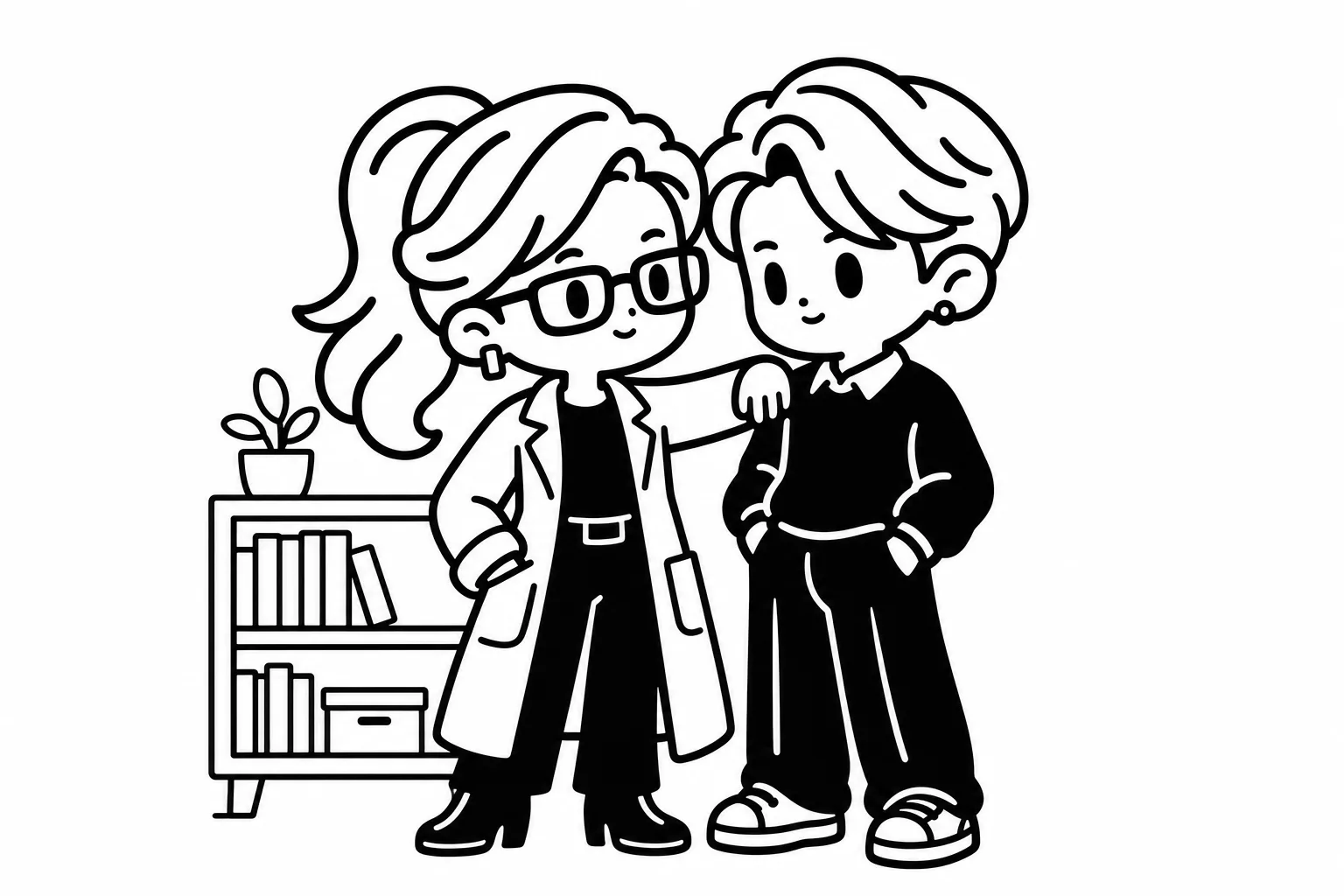 INTPと兄弟のイラスト