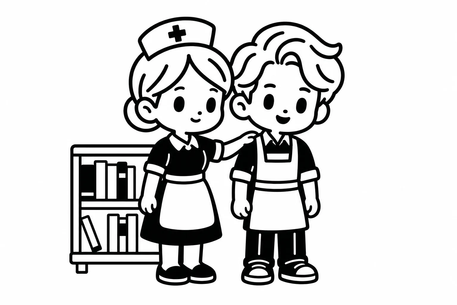 ISFJと兄弟のイラスト